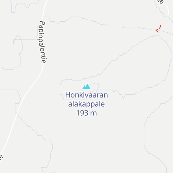 Map of Honkivaaran alakappale