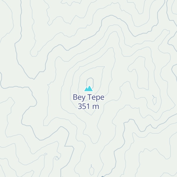 Map of Bey Tepe