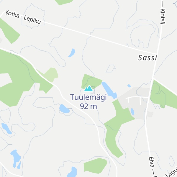 Map of Tuulemägi