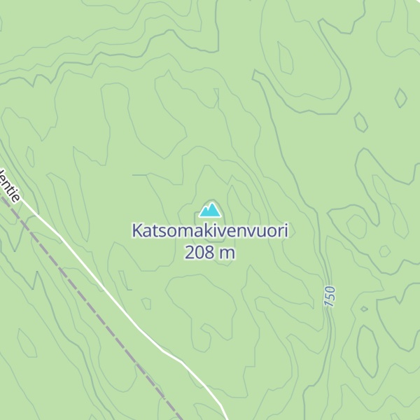 Map of Katsomakivenvuori