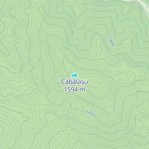 Map of Căbălașu