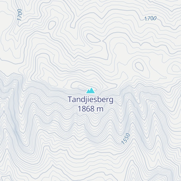 Map of Tandjiesberg