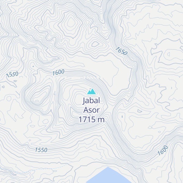 Map of Jabal Asor