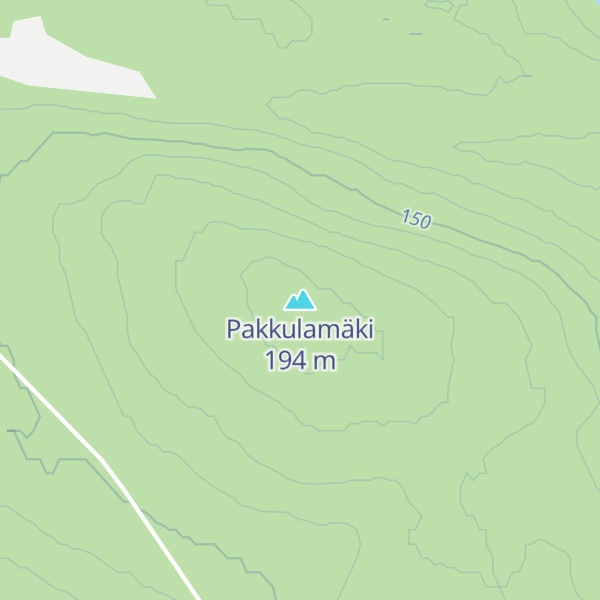 Map of Pakkulamäki