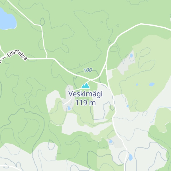 Map of Veskimägi
