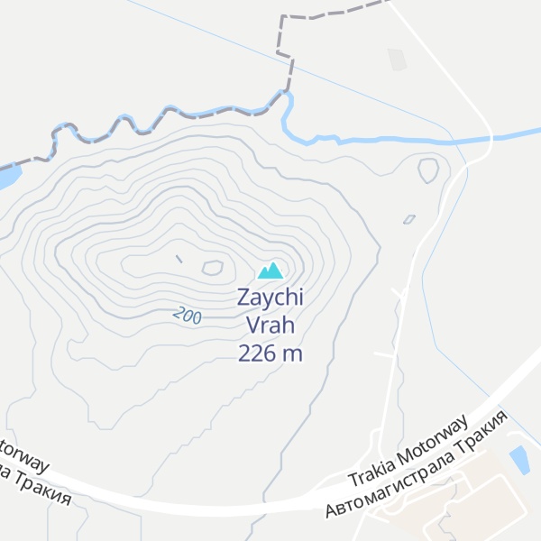 Map of Zaychi Vrah