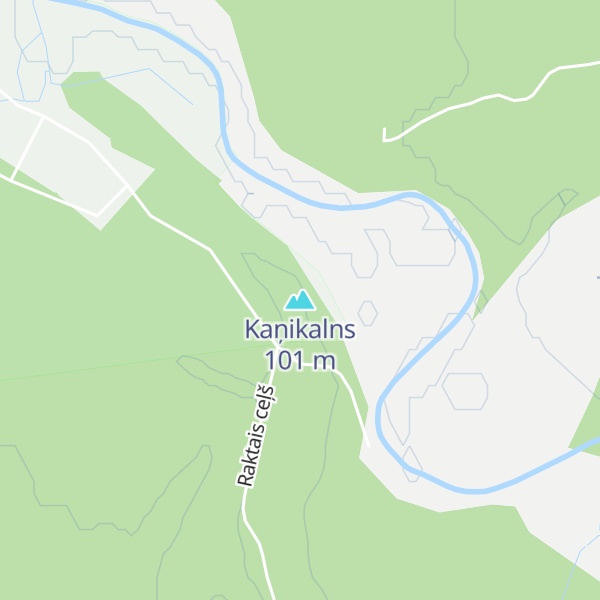Map of Kaņikalns