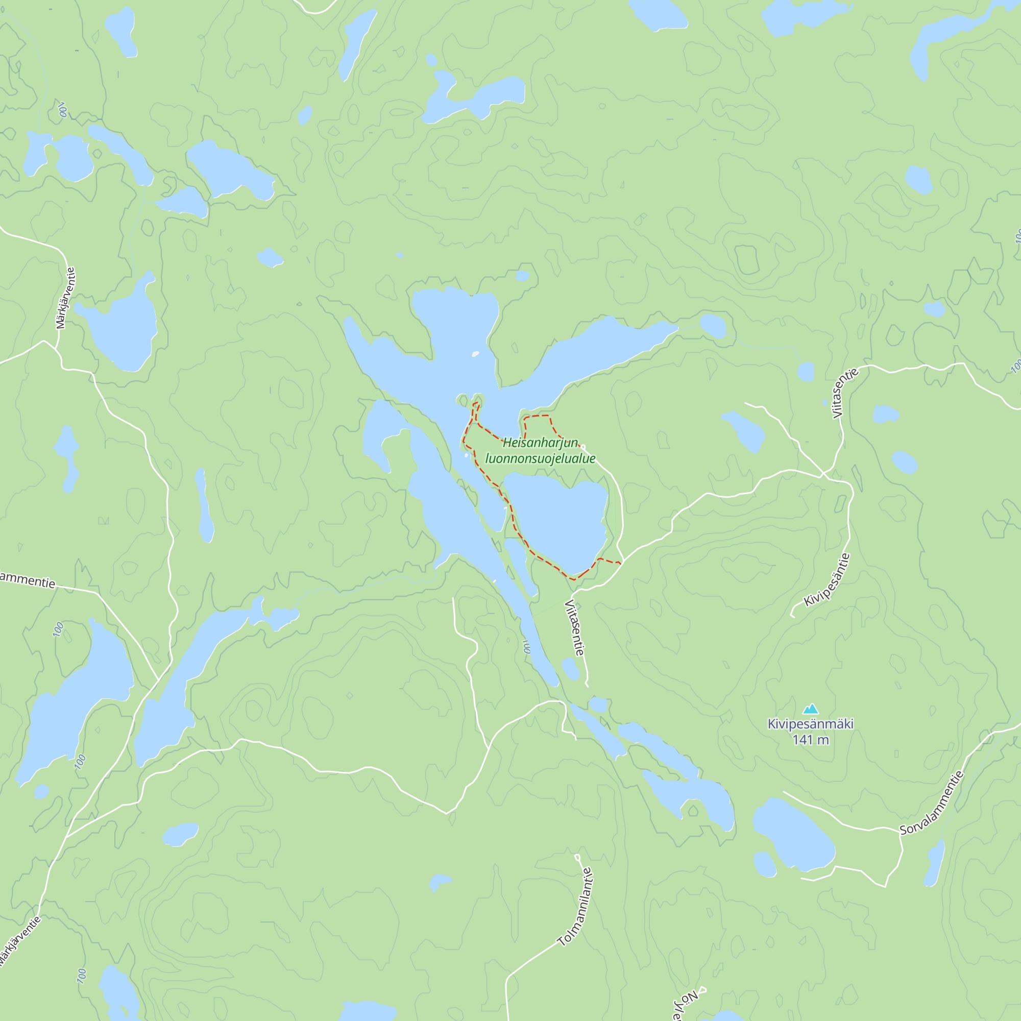 Heisanharjun varauskota map