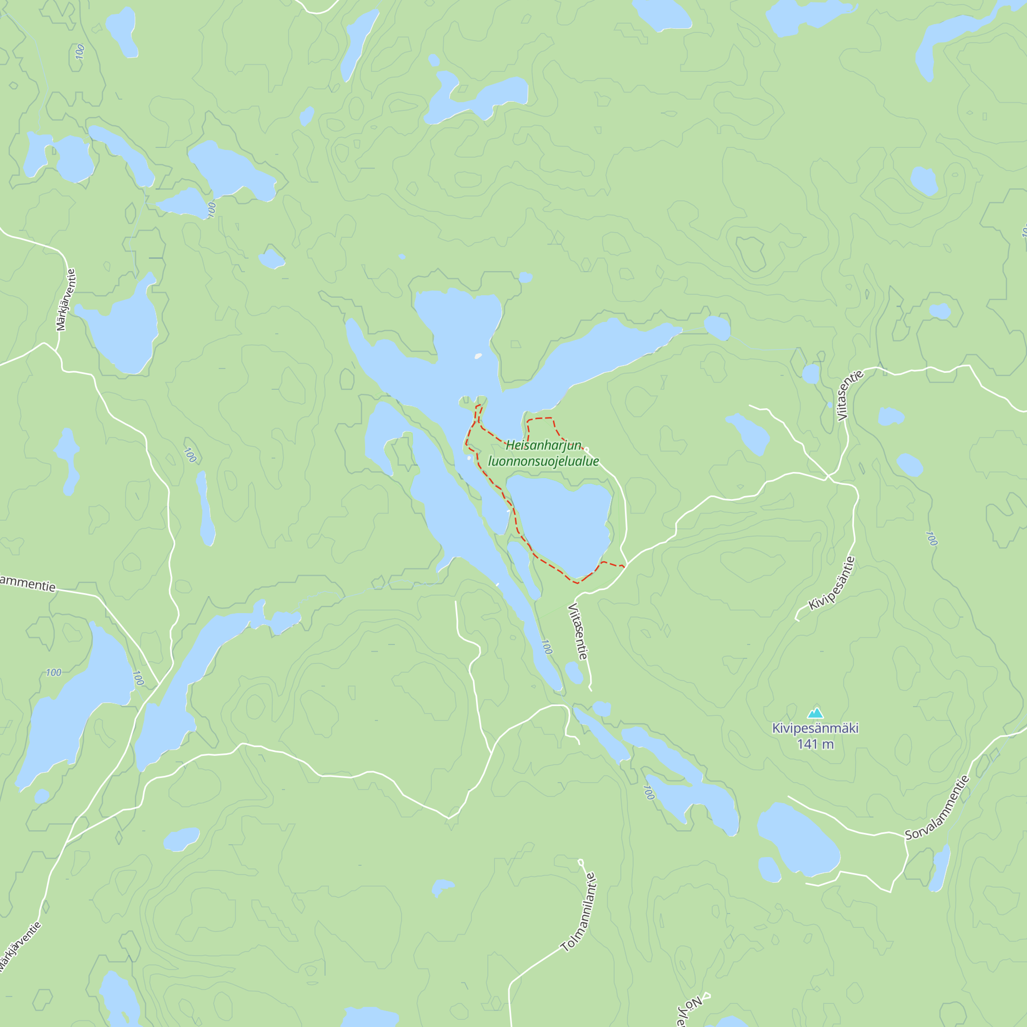 Heisanharjun varauskota map
