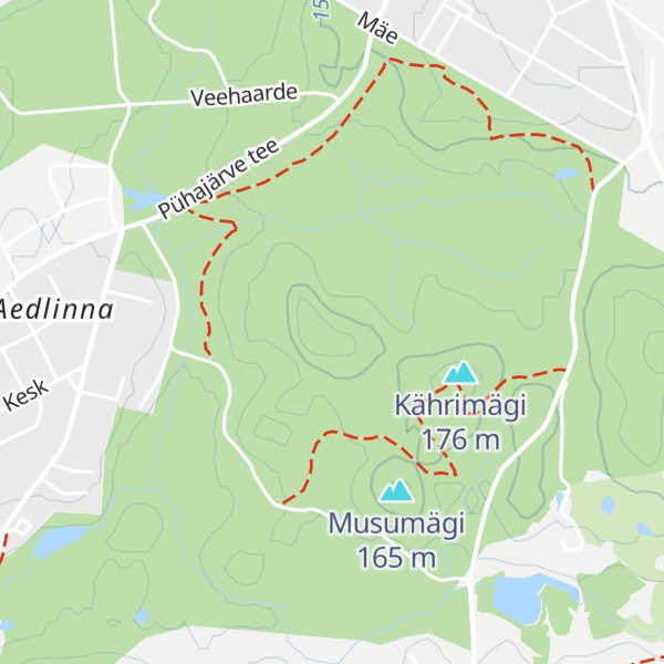 Map of Apteekrimägi