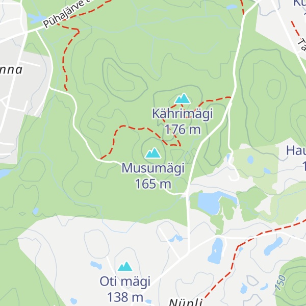 Map of Musumägi