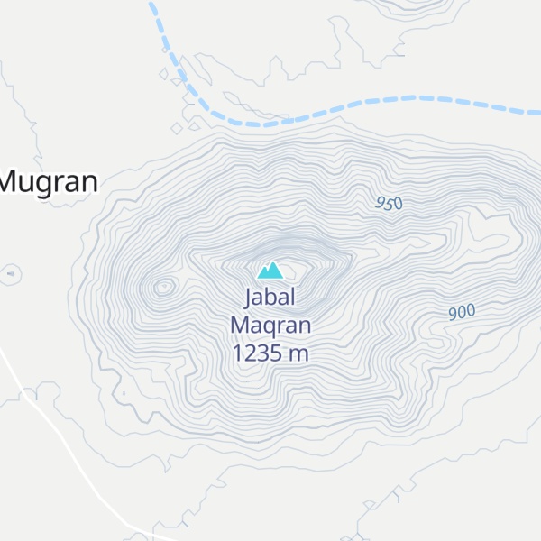 Map of Jabal Maqran