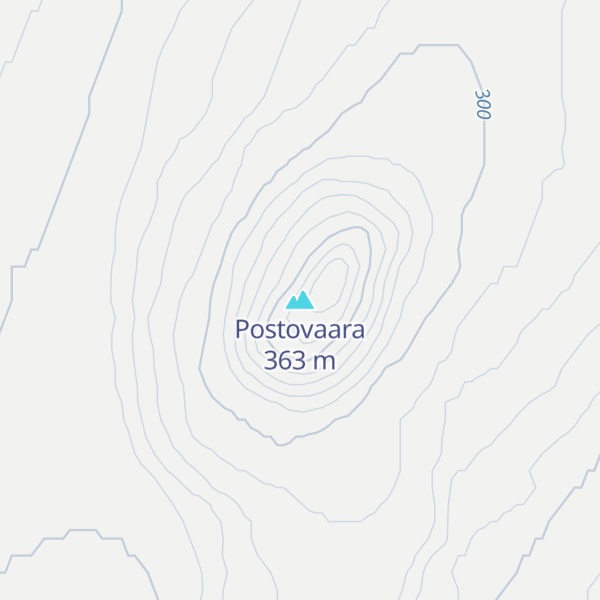 Map of Postovaara