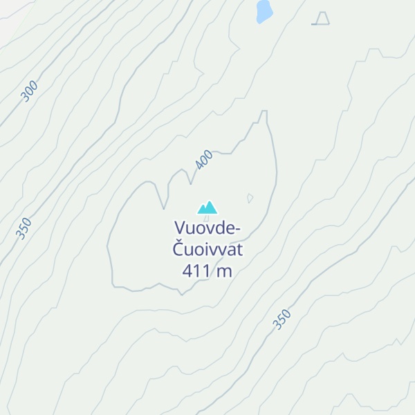 Map of Vuovde-Čuoivvat