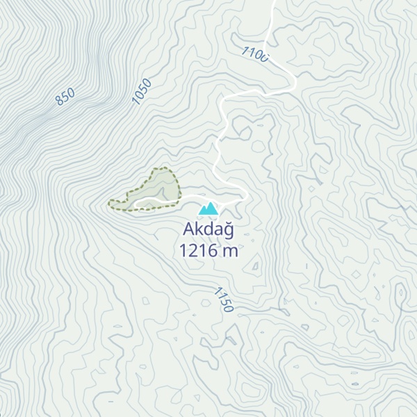 Map of Akdağ