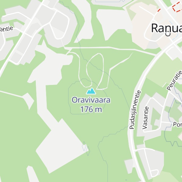 Map of Oravivaara