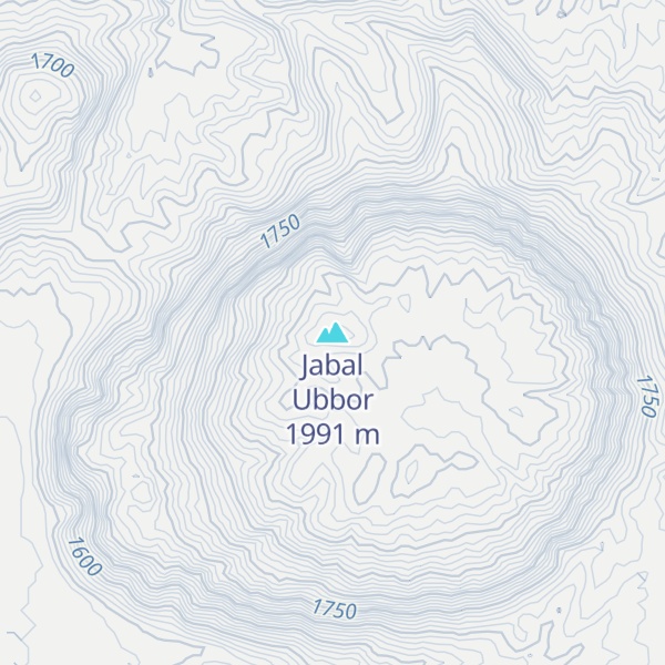 Map of Jabal Ubbor