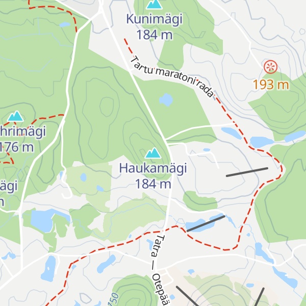 Map of Haukamägi