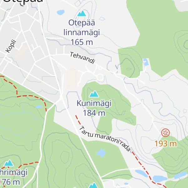 Map of Kunimägi
