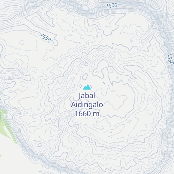 Map of Jabal Aidingalo