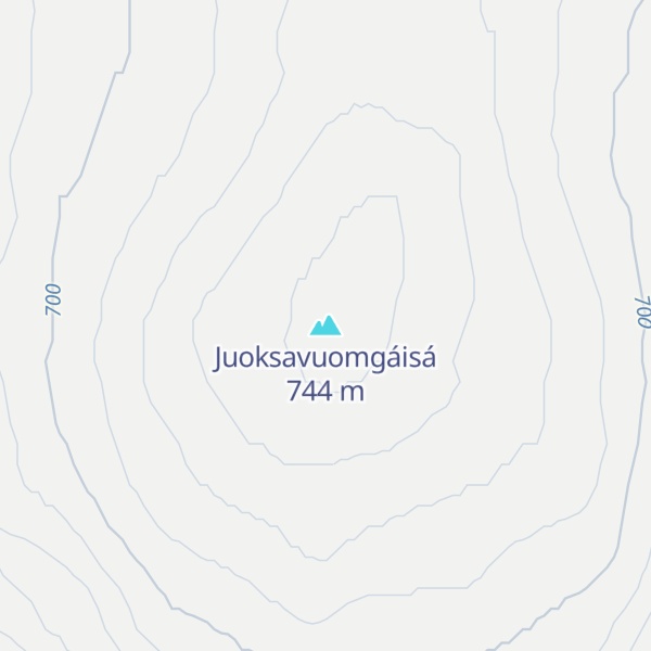 Map of Juoksavuomgáisá