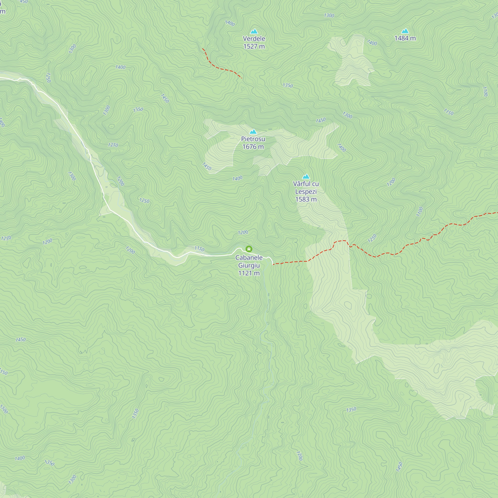 Cabanele Giurgiu map