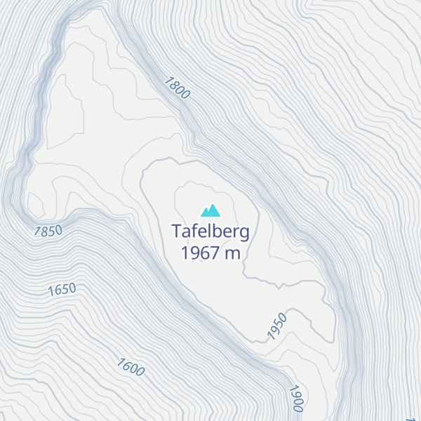 Map of Tafelberg