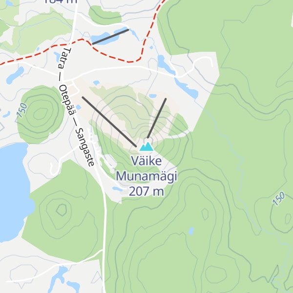 Map of Väike Munamägi