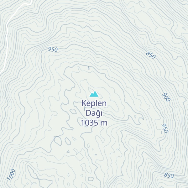 Map of Keplen Dağı