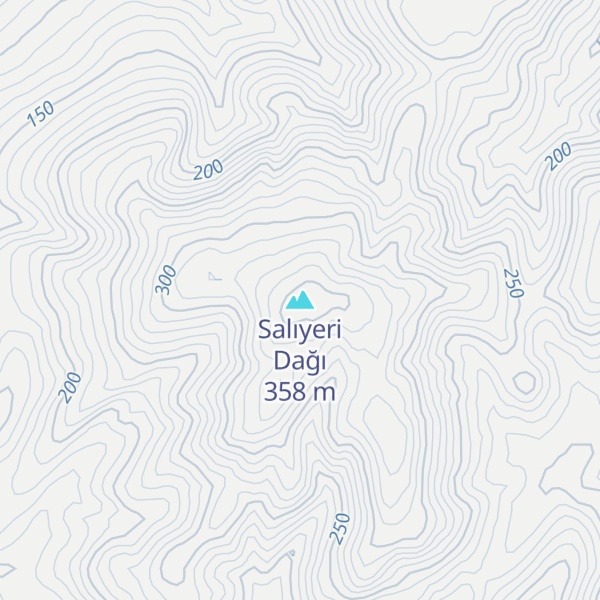 Map of Salıyeri Dağı