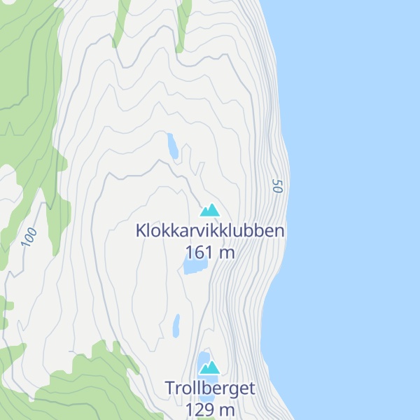 Map of Klokkarvikklubben