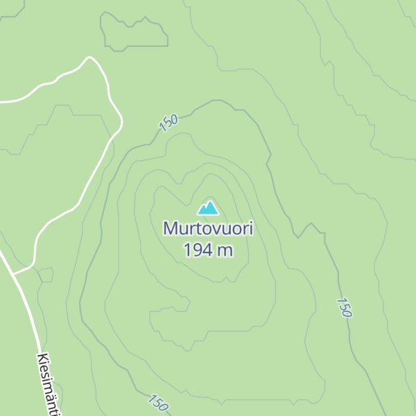 Map of Murtovuori