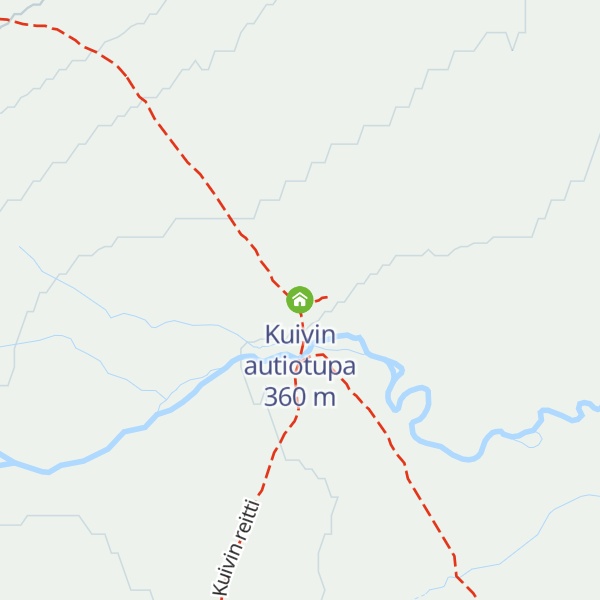 Map of Kuivin autiotupa
