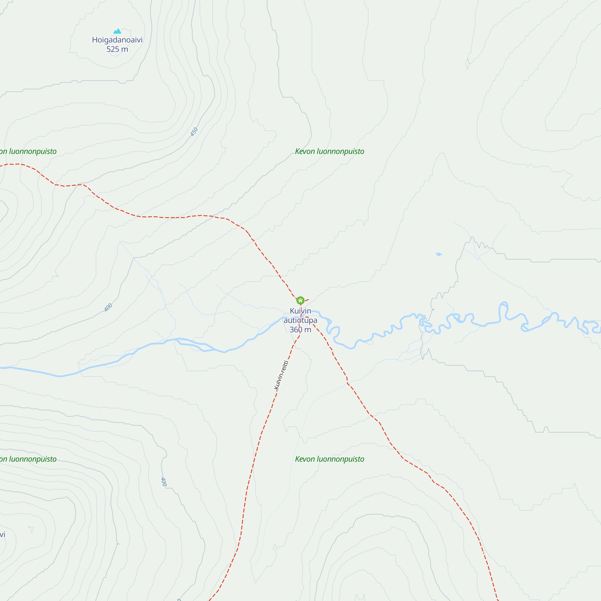 Kuivin autiotupa map