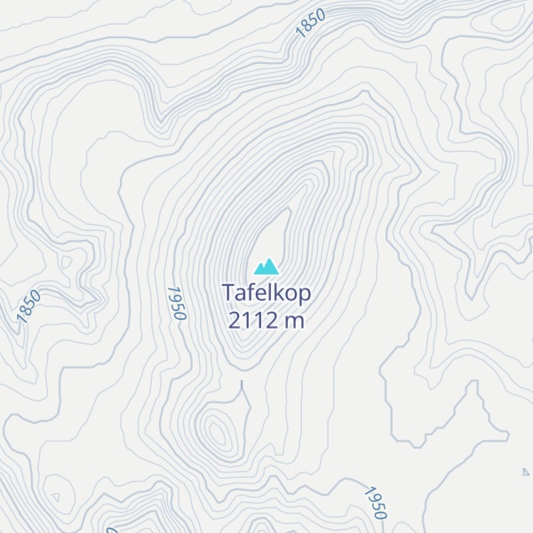 Map of Tafelkop