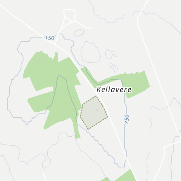 Map of Kellavere mägi