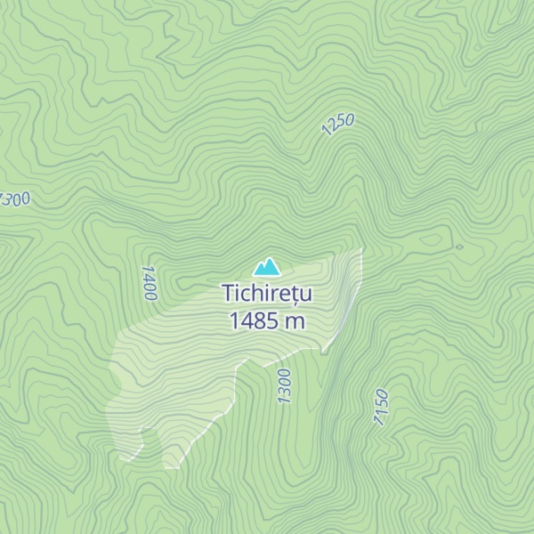 Map of Tichirețu