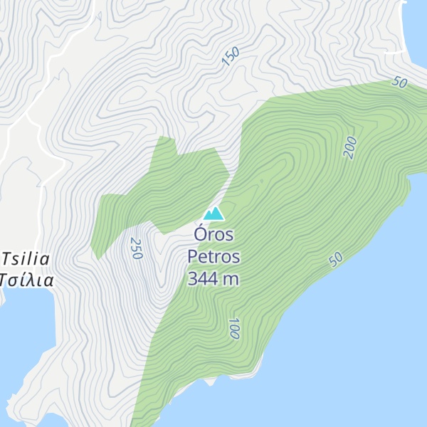 Map of Óros Petros