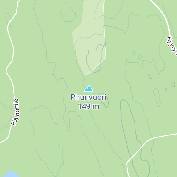 Map of Pirunvuori