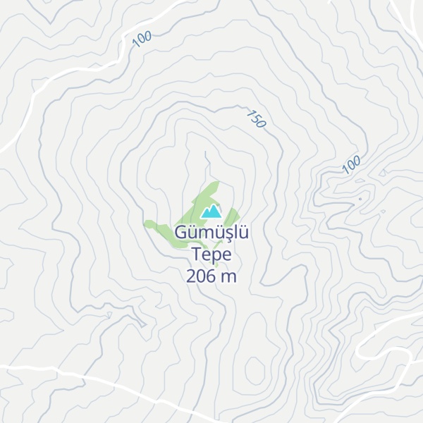 Map of Gümüşlü Tepe