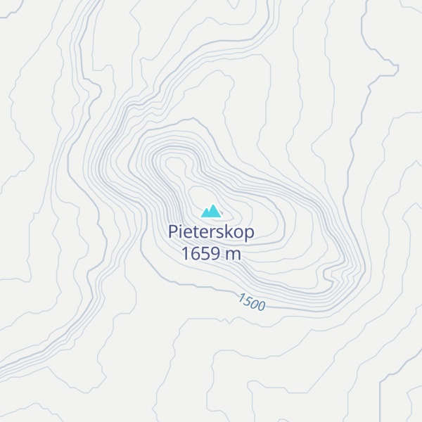 Map of Pieterskop