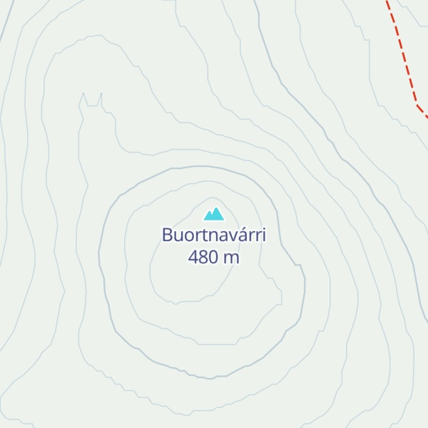 Map of Buortnavárri
