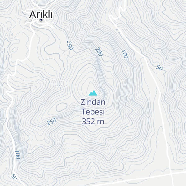 Map of Zından Tepesi