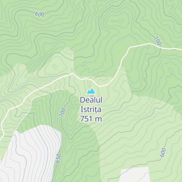 Map of Dealul Istrița