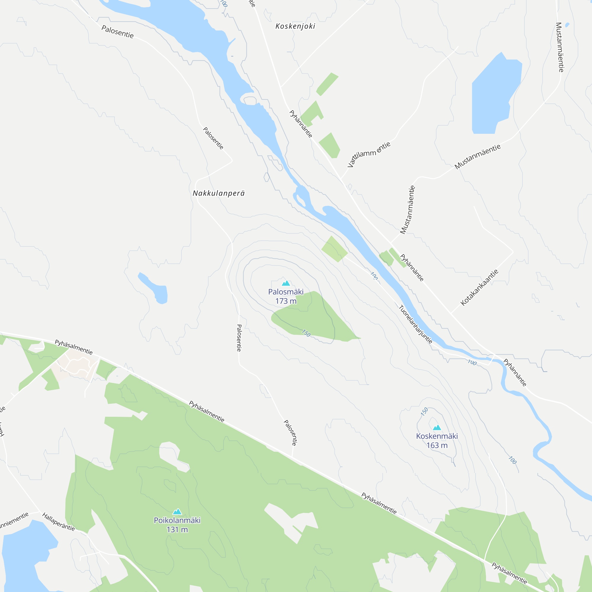 Kuukkelin kota map