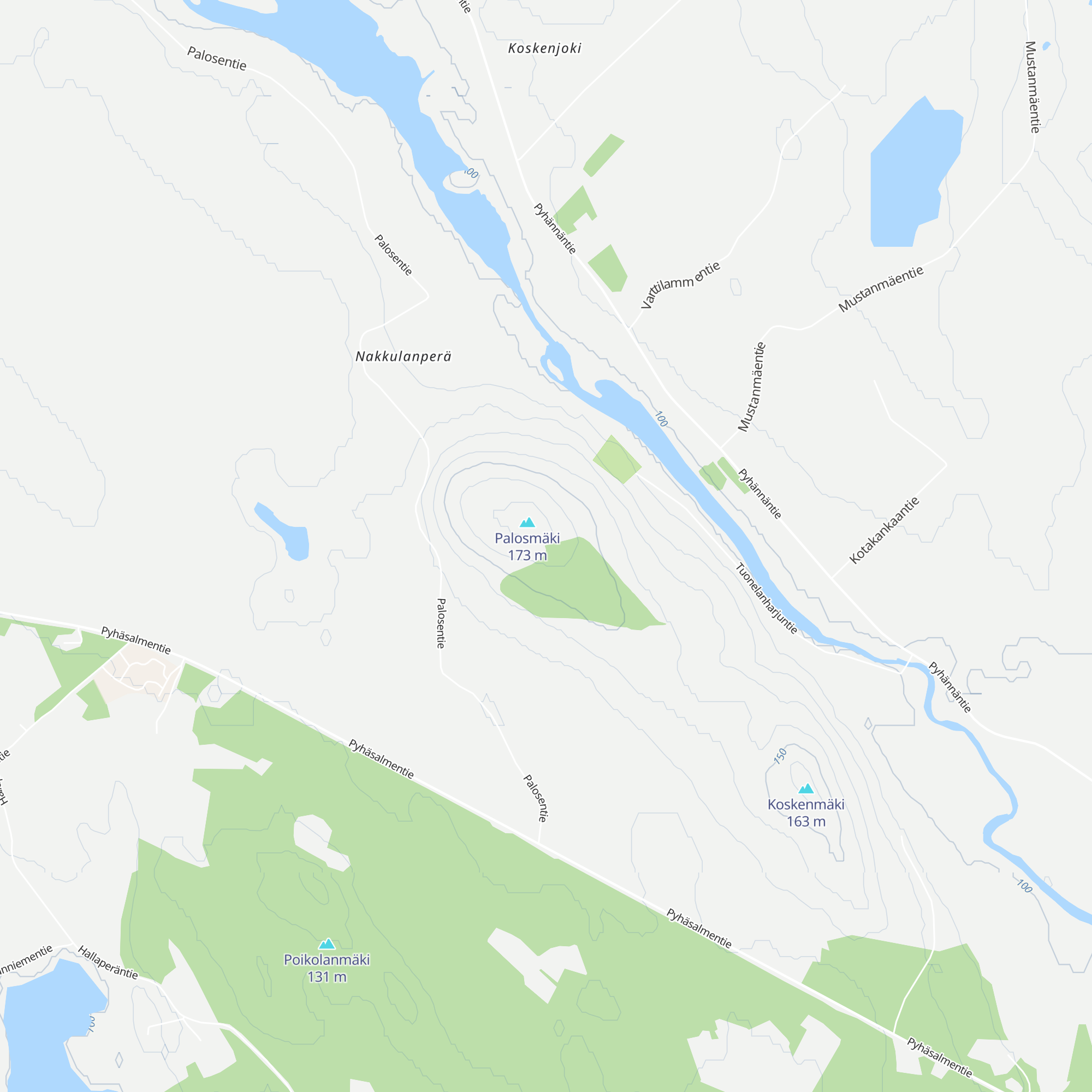 Kuukkelin kota map