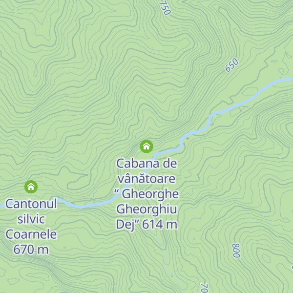 Map of Cabana de vânătoare “ Gheorghe Gheorghiu Dej”