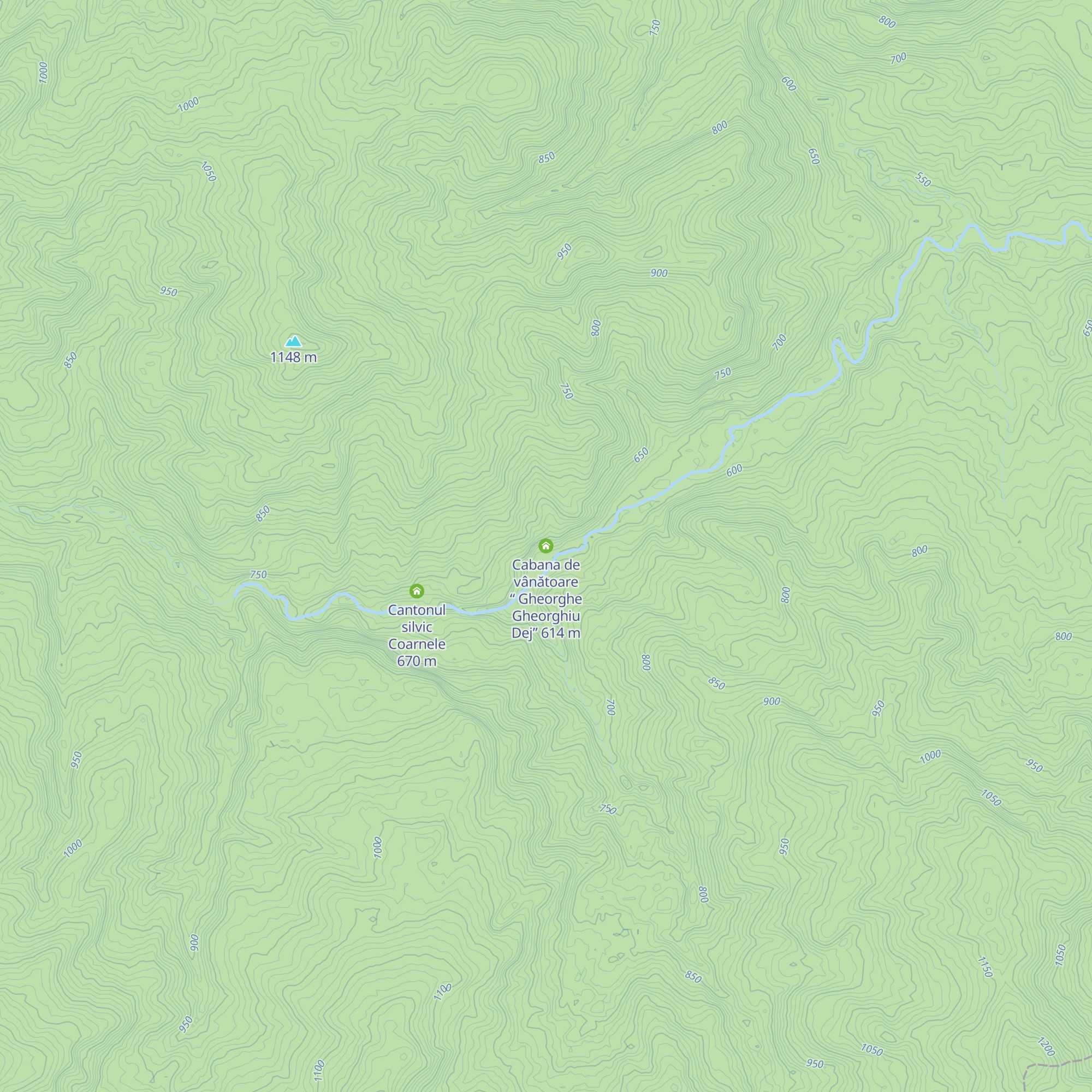 Cabana de vânătoare “ Gheorghe Gheorghiu Dej” map
