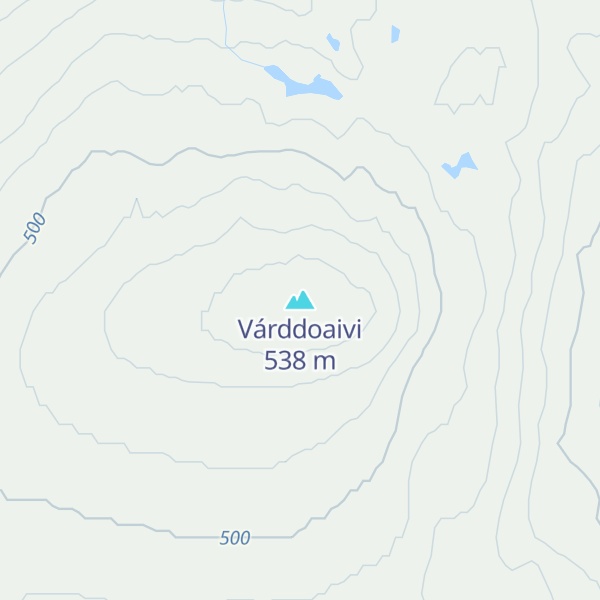 Map of Várddoaivi