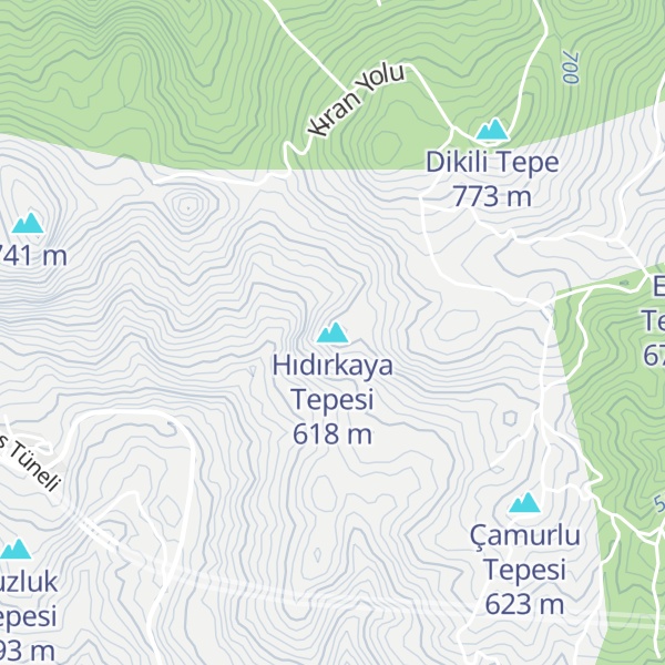 Map of Hıdırkaya Tepesi